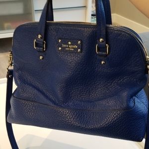 Kate Spade Large Blue Cameron Shoulder Bag